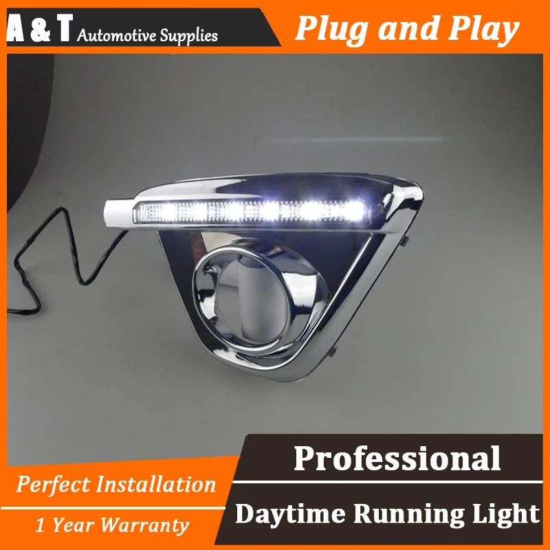 

A&T  car styling For Mazda CX-5 LED DRL For CX-5  led fog lamps daytime running High brightness guide LED DRL light B style