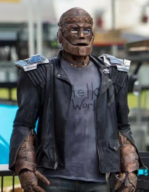 Doom Patrol супергерой Robotman Косплей Маска Клифф Стил полный шлем светодиодный латексные маски Ребенок Взрослый Хэллоуин вечерние реквизит