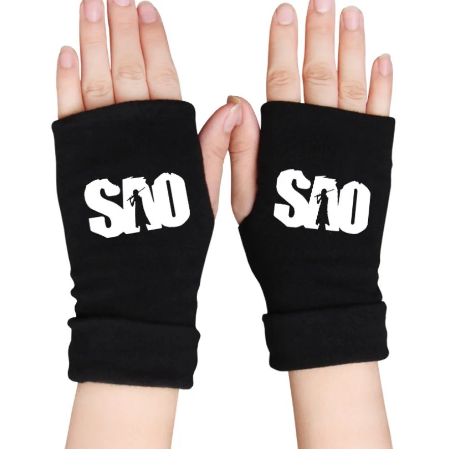 Buy Anime Sword Art Online Fingerless Gloves SAO