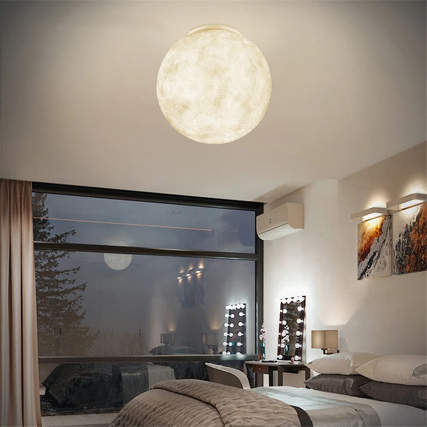 Kopen Goedkoop Moon Mars Moderne Licht Lamp Ball Led Plafond