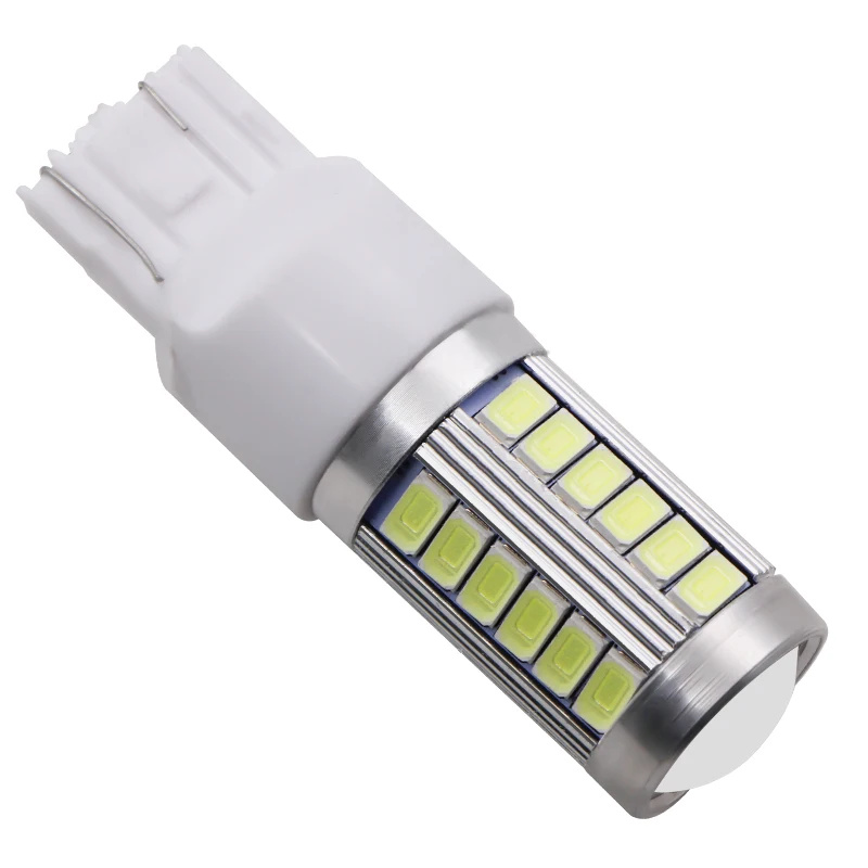 2 шт. T20 7443 W21/5 Вт 33 SMD 5630 5730 светодиодный Автомобильные стоп сигналы 21/5 DRL вождения