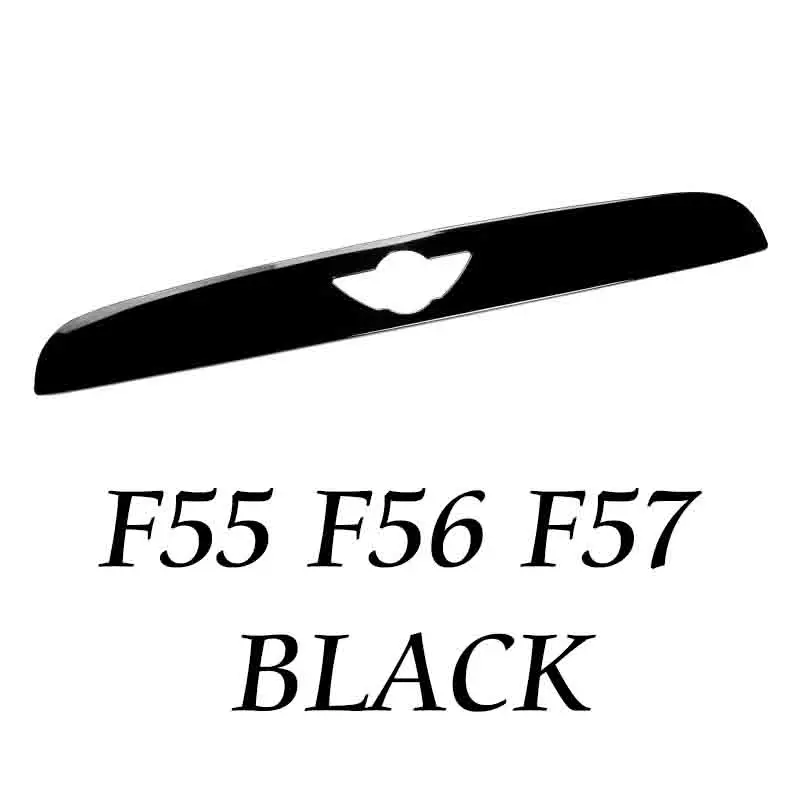 F55F56F57 Black Автомобильные подушки с принтом флага Великобритании "Юнион Джек ABS задний багажник крышка-накладка, отделка, декоративные Накладка для Mini Cooper F60 F55 F56 F57 Countryman автомобильные аксессуары - Название цвета: F55F56F57 Black