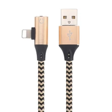 Smart data line fast charging line two in one Game music Multifunction transfer line for iphone7/8/X/XR/XS and other ios product music appeal in advertising and product recall among nigerian children
