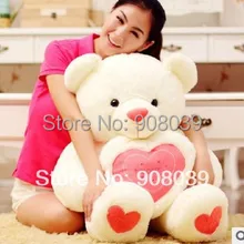 Новая милая плюшевая игрушка мягкие животные 60 см любовь Медвежонок большие объятия Рождественский подарок для влюбленных на день рождения 3 цвета