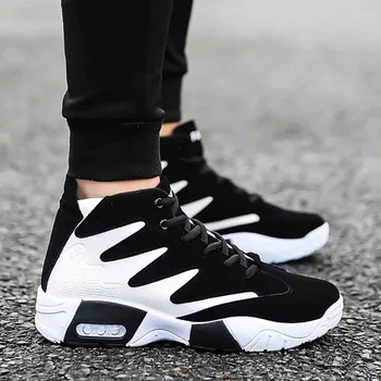 

Wave Boots Spring And Autumn Men's Casual Shoes To Help Tide Shoes Single Shoes With Wild New Wear-resistant Sports Running