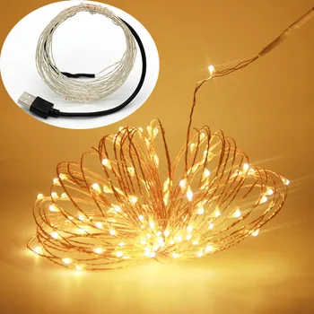 

5M 10M USB LED Strips Waterproof 5V LED String Light For TV Background Lighting Wedding Christmas Holiday Party Decoration