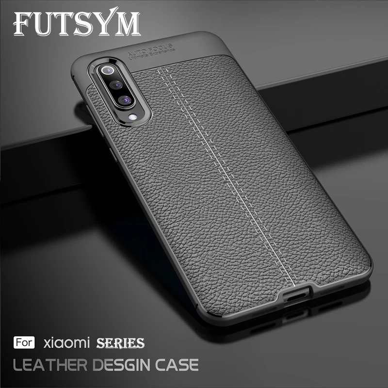 

Leather Texture Shockproof Soft Back Cover Case for Xiaomi Mi 9 Case Ultra Slim for Xiaomi Mi 8 SE Mi 8 Lite Mi 9 SE Case Fundas