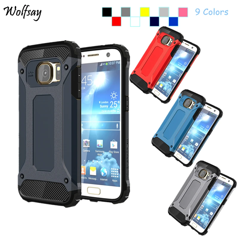 

Wolfsay For Cover Samsung Galaxy S7 Case G930 Silicone Armor Phone Case For Samsung Galaxy S7 Cover For Samsung S7 Case Fundas <