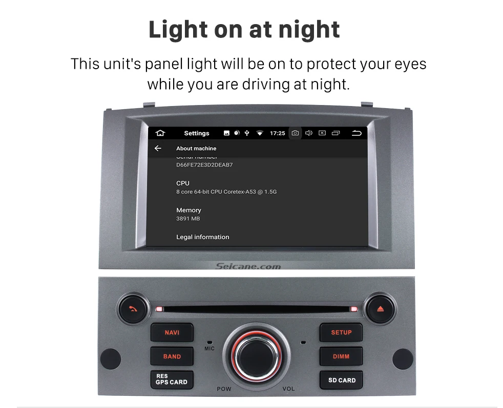 Clearance Seicane Android 8.0 7"1Din Car Radio Stereo GPS Navigation Multimedia Player For Peugeot 407 2004 2005 2006 2007 2008 2009 2010 18