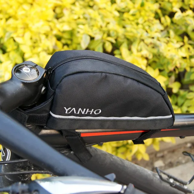 US $3.60 Cycling Bicycle Bag Front Saddle Frame Pouch Outdoor Sports Bags Bike Banana Bag Top Tube Panniers 