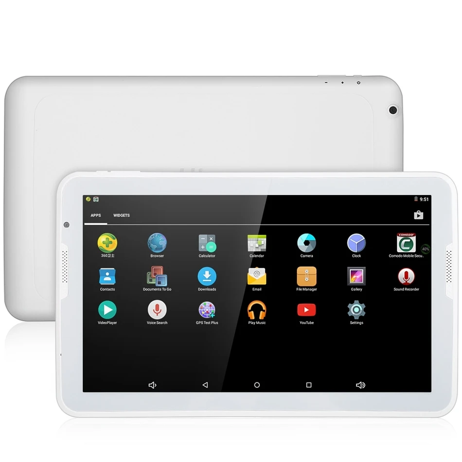 Lowest Price HIPO A106 10.6 inch Android 5.1 Tablet PC Allwinner A33 Quad Core 1.3GHz 1GB RAM 16GB ROM Bluetooth 4.0 OTG Wifi Dual Cameras