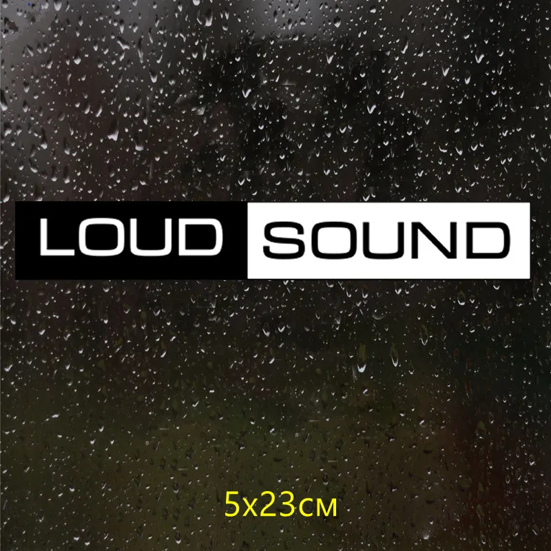 CK2724#23*5см наклейки на авто LOUD SOUND водонепроницаемые наклейки на машину наклейка для авто автонаклейка стикер этикеты винила наклейки стайлинга автомобилей - Название цвета: CS724 PVC