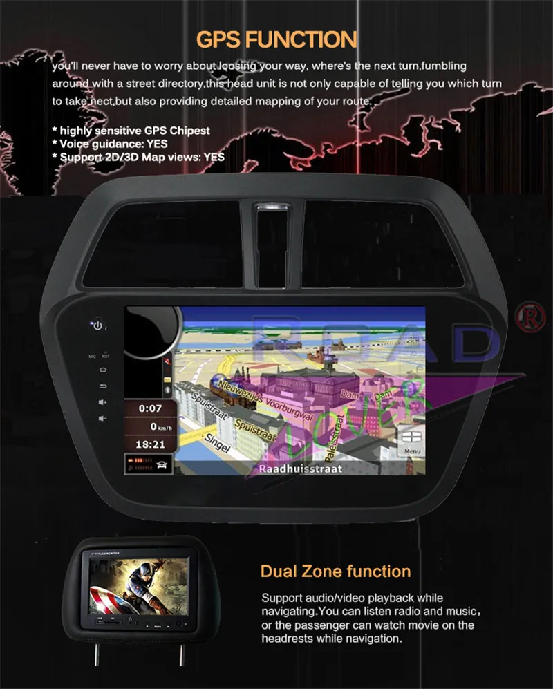 2di car radio For Suzuki S-Cross 2014