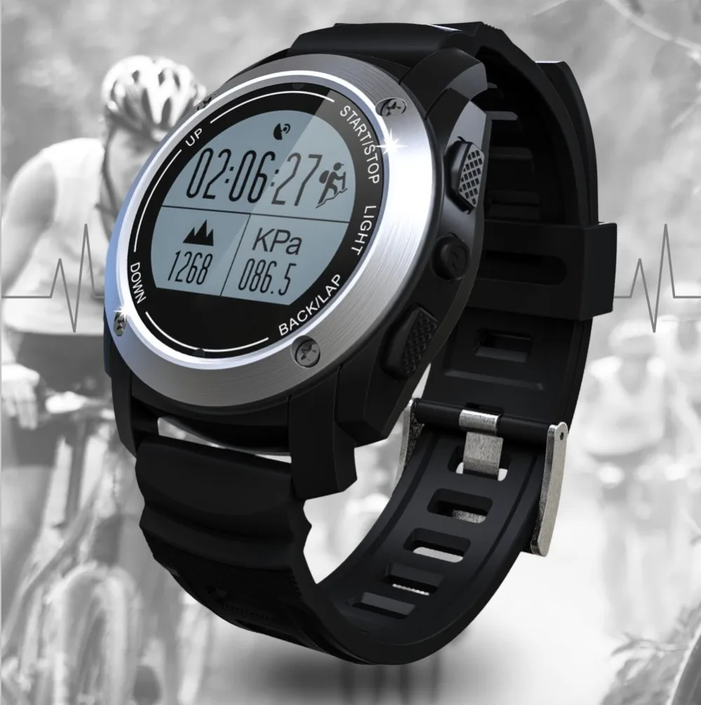 

Bluetooth Wristband GPS Smart Band Heart Rate Height Race Monitor Speed Outdoor GPS Fitness Tracker SmartBand Running Watch