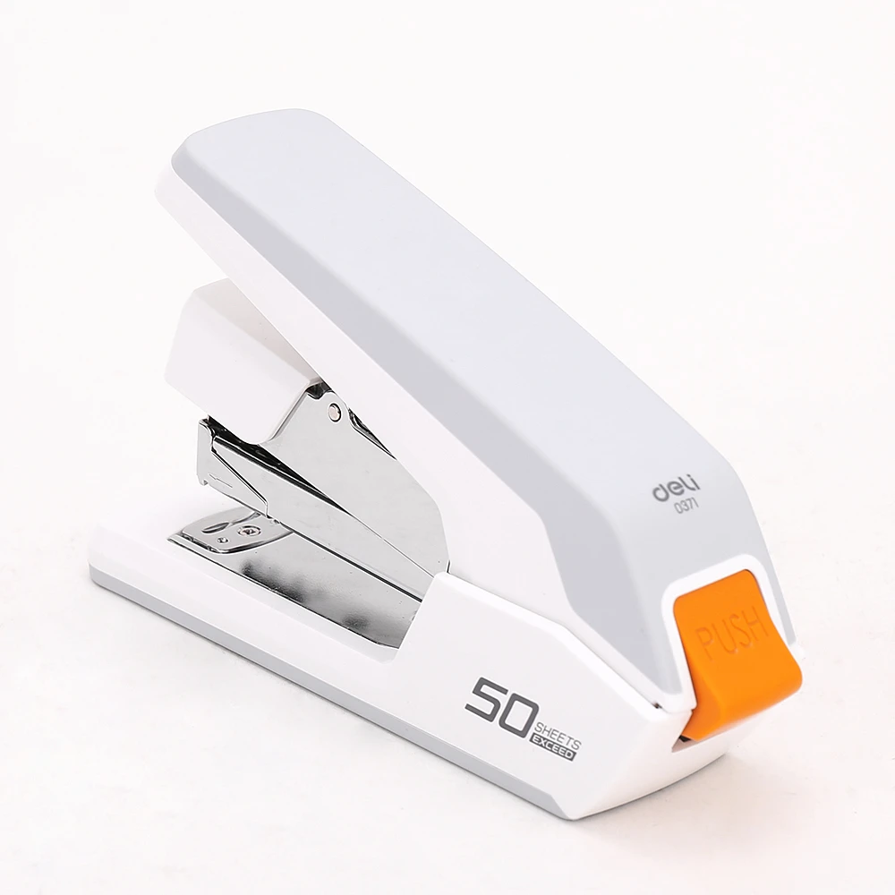  DELI Effortless Stapler 50 Sheets Power saving paper stapling machine heavy duty School Office Supp