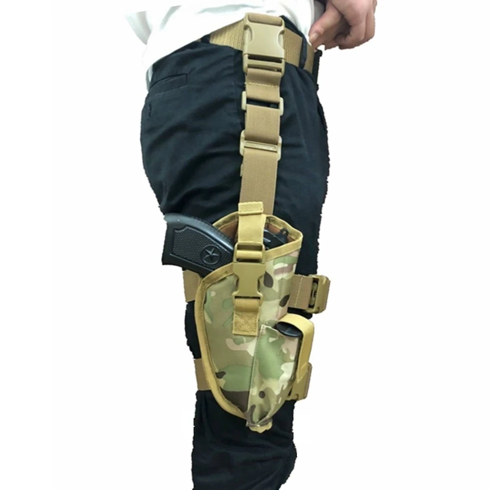 US Adjustable Tactical Drop Leg Pistol Holster Right Hand Thigh Gun Holster