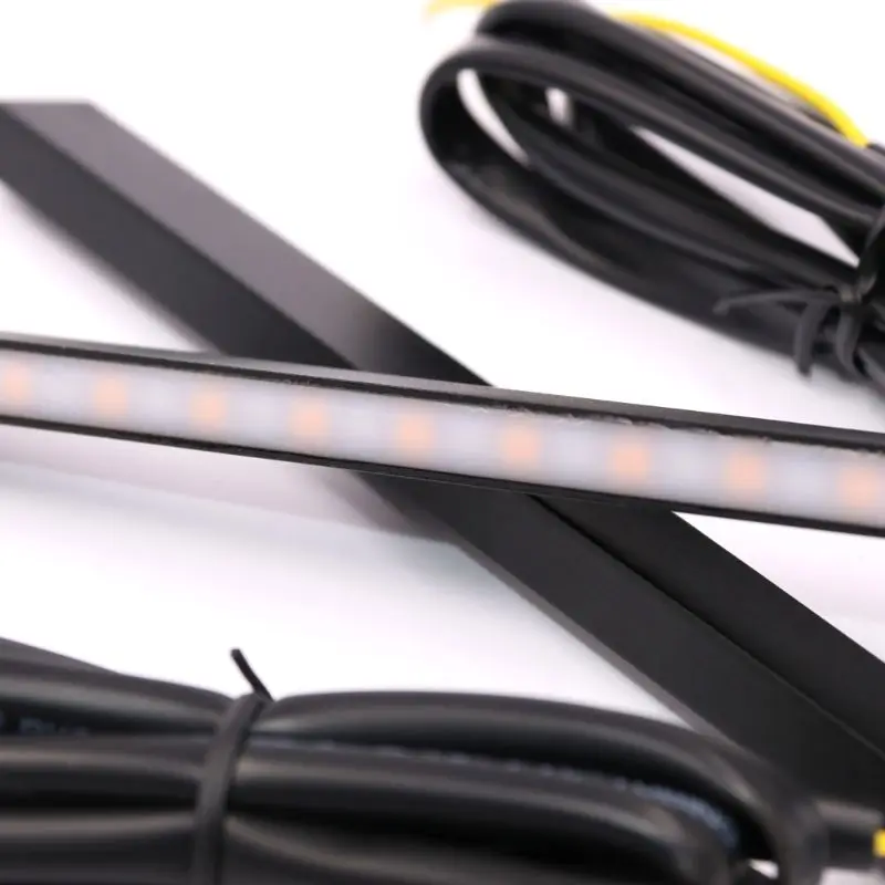 2 шт. DC12V DRL светодиодный светильник для бега многофункциональная лампа для вождения поворотник для ATV UTV мотоцикл автомобили автомобиль грузовик Sooter
