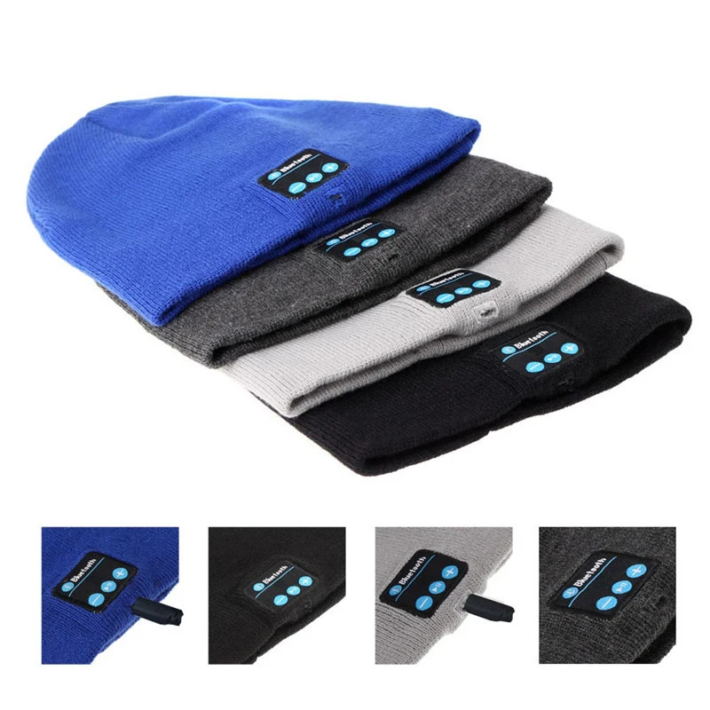 

Wireless Bluetooth headphones Music hat Smart Caps Headset earphone Warm Beanies winter Hat with Speaker Mic for sports