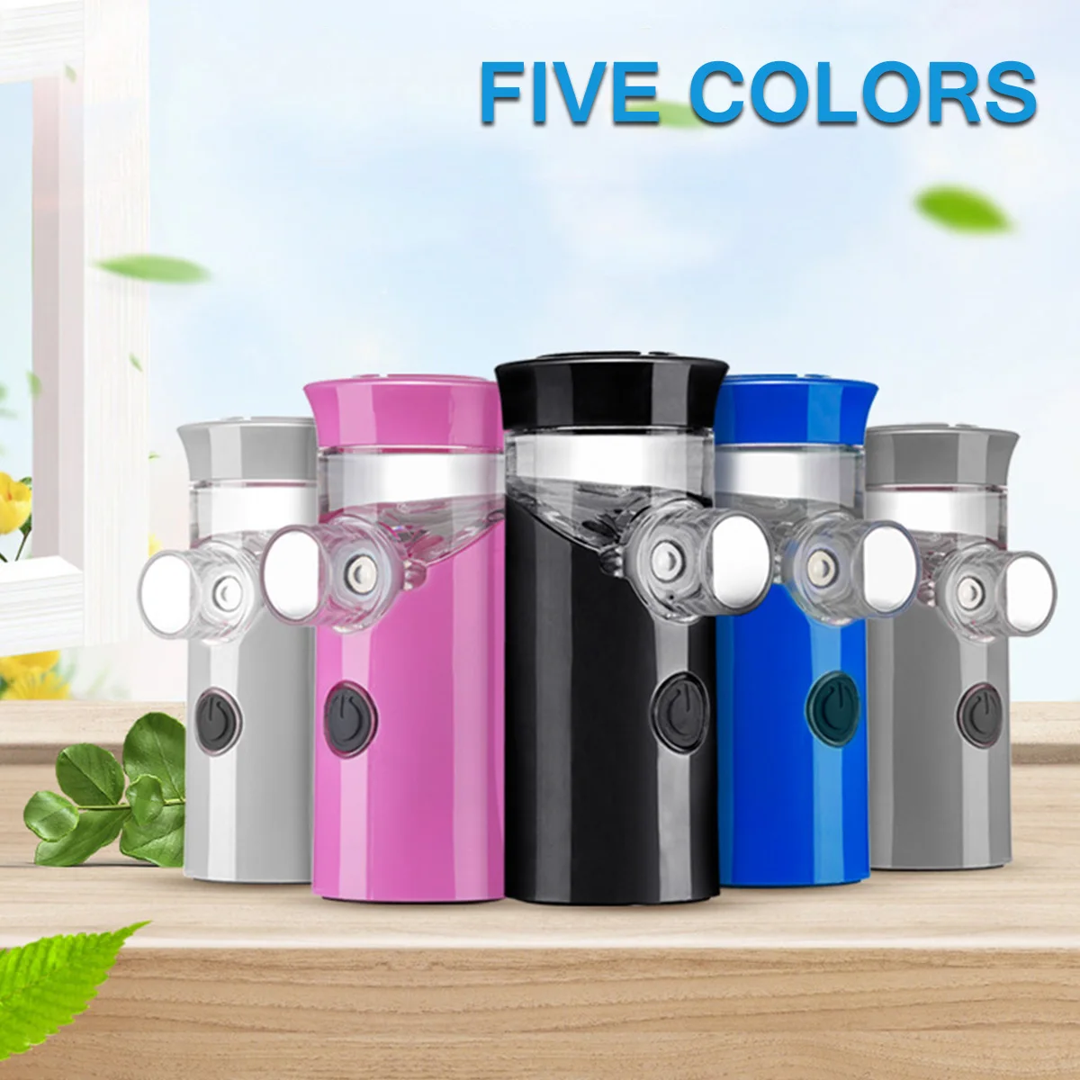 

Portable USB Rechargeable Ultrasonic Nebulizer Atomizer Inhaler Portable Mesh Nebuliser Humidifier Sprayer Health Care Handhead