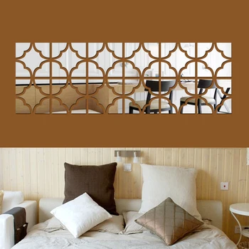 

Customized bedroom living room entrance background 3D stereoscopic mirror wall decor sticker nightmare before christmas