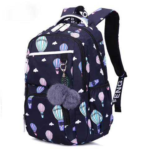 Meninas da Escola Mochilas Estilo Coreano Mochilas Escolares Crianças Impressão Flor Mochila para a Menina Crianças Mochila de Grande Capacidade