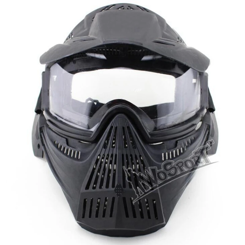

Tactical Outdoor Military CS shooting Hunting Paintball Accessories Masks Ghost CS Wargame Protection Shading Grid Face Mask
