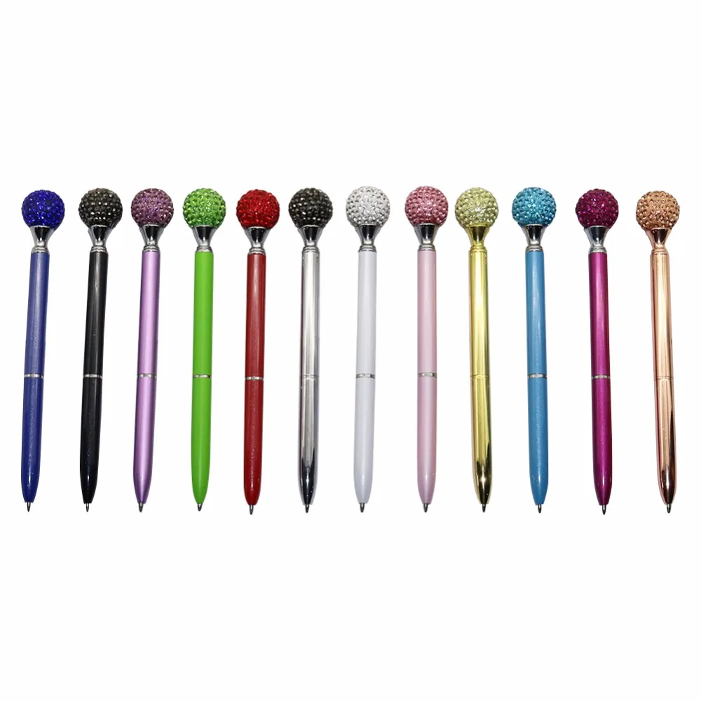

Kawaii Crystal Ball Ballpoint pen Colorful 14 colors Black / Blue Refill Creative Novel Student Gift & Office Stationery