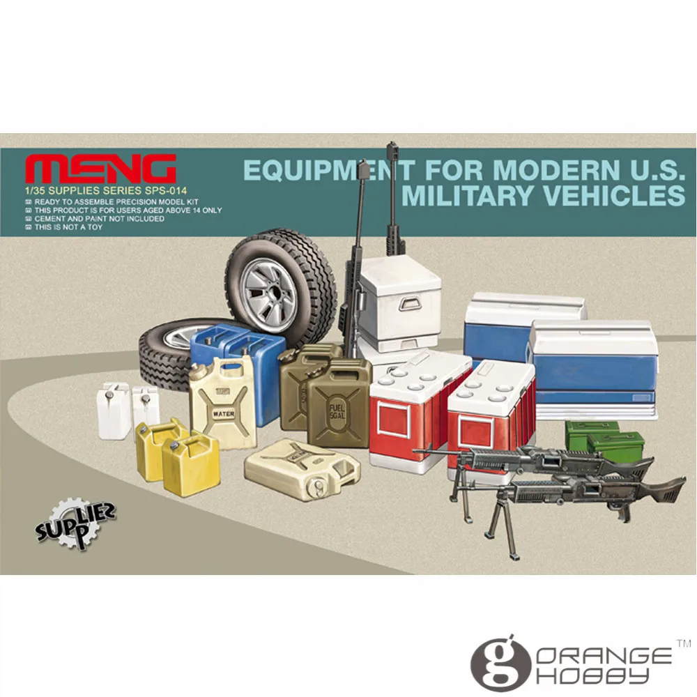 

OHS Meng SPS014 1/35 Equipment for Modern U.S. Military Vehicles Assembly figure Accessories Model Building Kits oh
