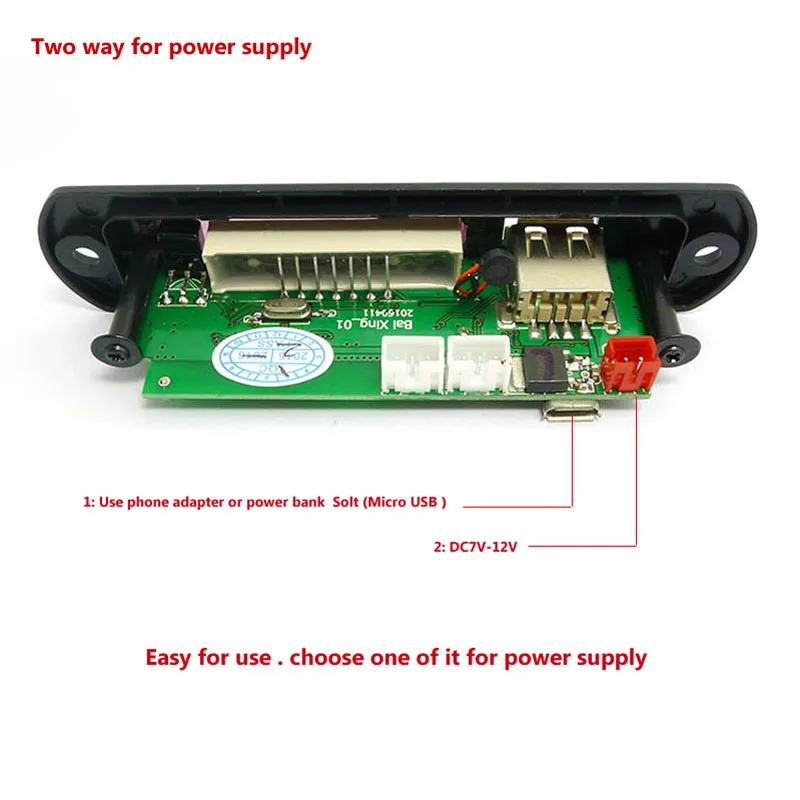 DC 5V блок питания Micro USB Bluetooth гарнитура ЖК экран MP3 плеер комплект FLAC WMA WAV декодер