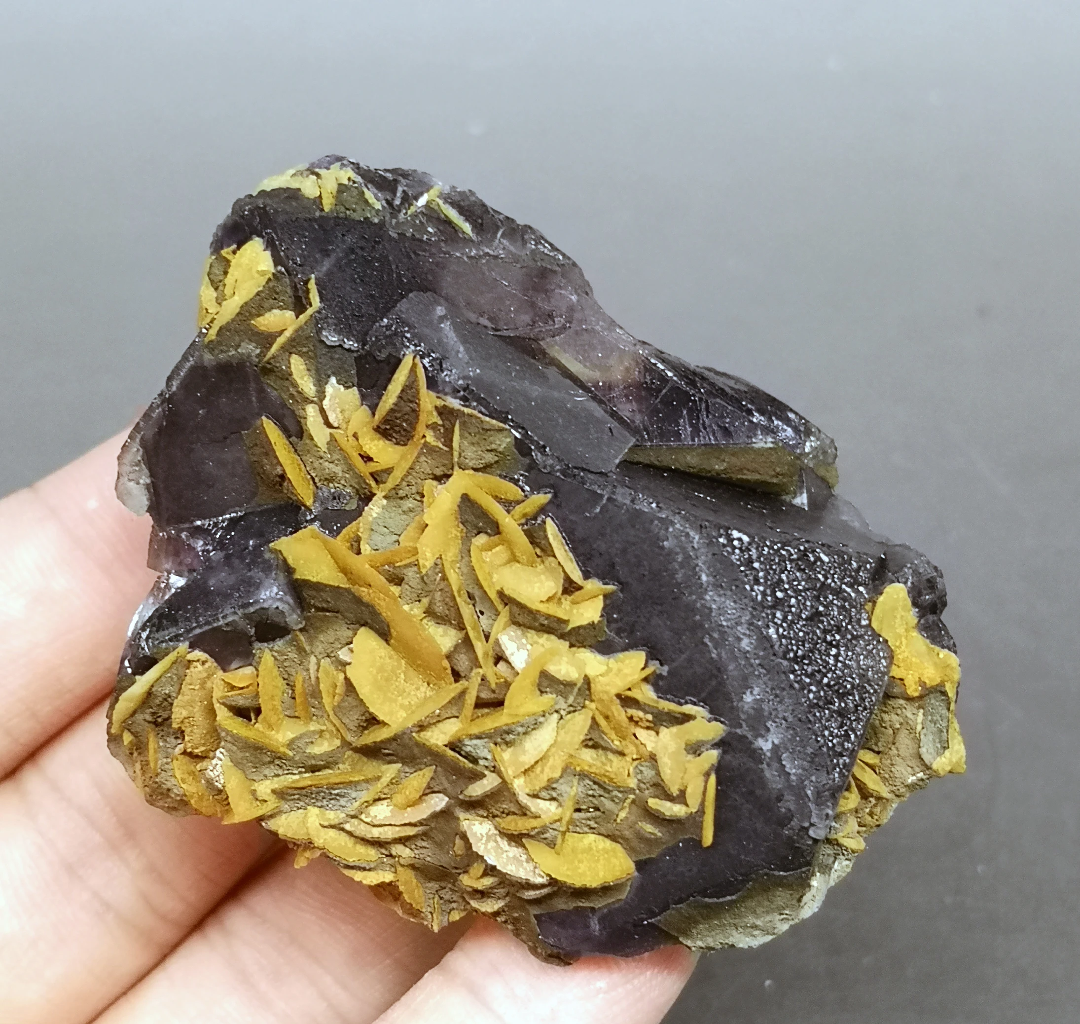 112g Natural Fluorite mineral crystal specimen stone and healing from China | Дом и сад
