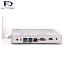 2016 Hot Intel Celeron 1037U Dual Core 1.8Ghz Fanless Mini PC Nettop Computer 4GB 8GB RAM SSD+HDD USB 3.0 HDMI VGA Metal Case