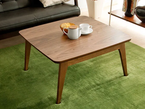 Мебель для дома Kotatsu стол из массива ясеня Японский современный стиль гостиная пол с низким подогревом журнальный столик деревянный - Цвет: 75x75cm