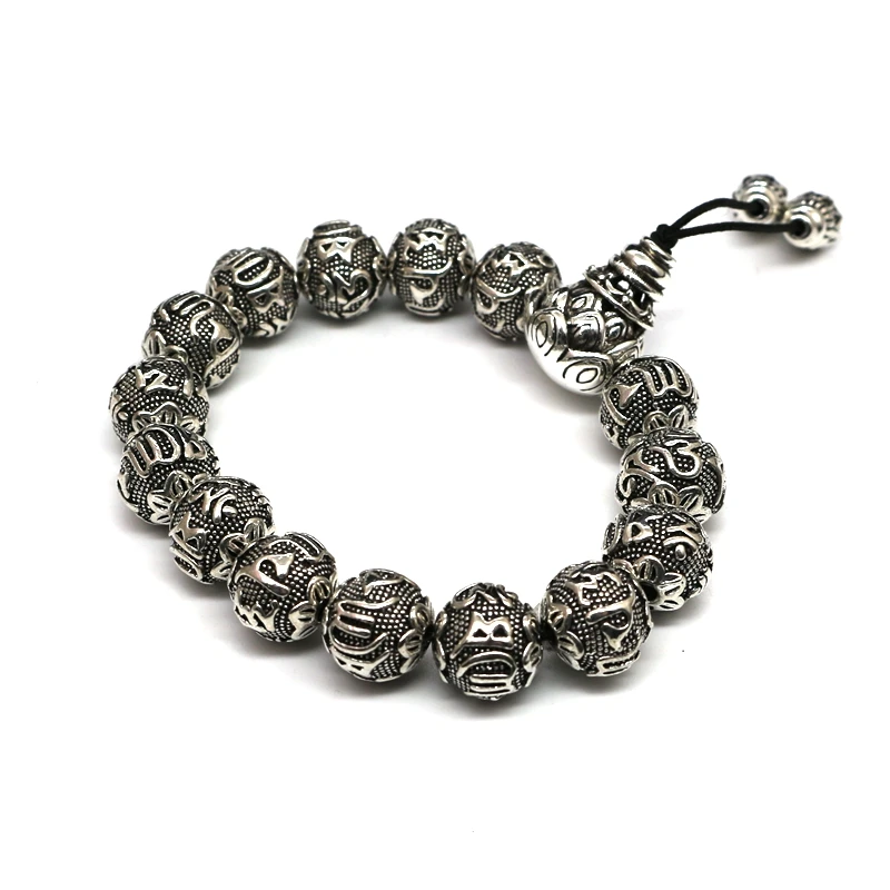 

Factory Price Buddhism Om Mani Padme Hum Beads Beaded Bracelet