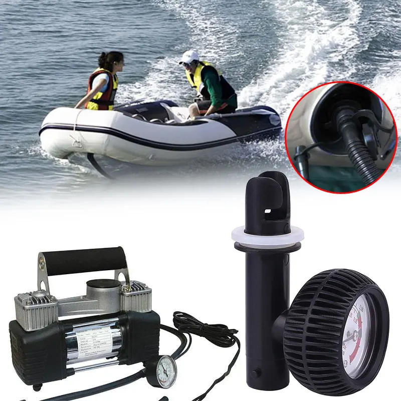 

Air Pressure Test Gauge Pump Gas Pressure Test Gauge Barometer Meter For Inflatable Boat Kayak Surfboard Air Thermometer Tools