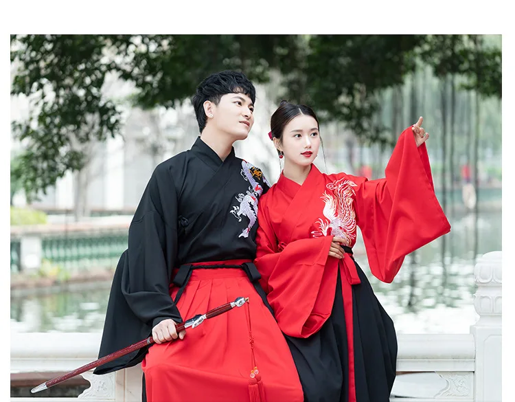 Hanfu мужской Китайский народный танец костюм женщина ханьфу, косплей древние костюмы китайский набор блуз традиционное свадебное платье