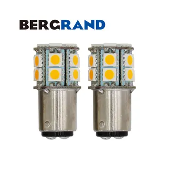 

P21/5W LED Car Light BAY15d LED Bulb 1157 Tail Signal Brake Stop Reverse DRL Light 3W 5050 15PCS LED Chips Amber Auto Lamp 2PCS