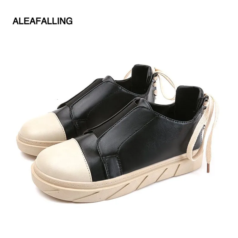 

Aleafalling Women Shoes Motorcycle Boots Female Round Toe Woman Flat Heel Good Boots Vintage Cross-tie Casual Lady Boots WBT171