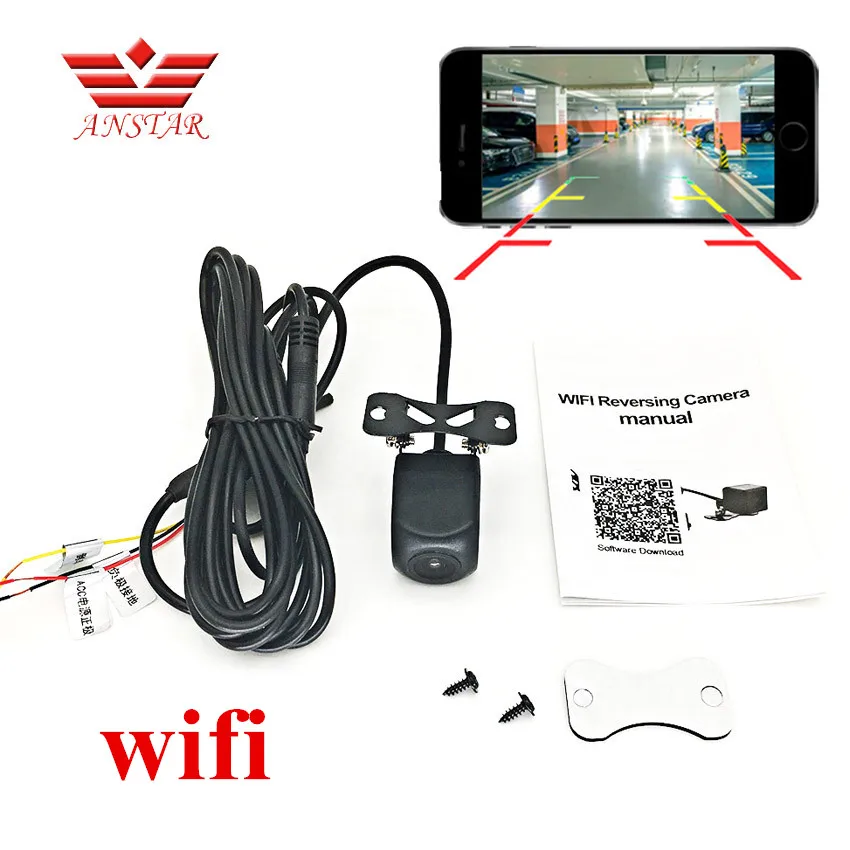 ANSTAR Mini wifi Waterproof HD Night Vision Car Backup Reverse font b Camera b font Rear