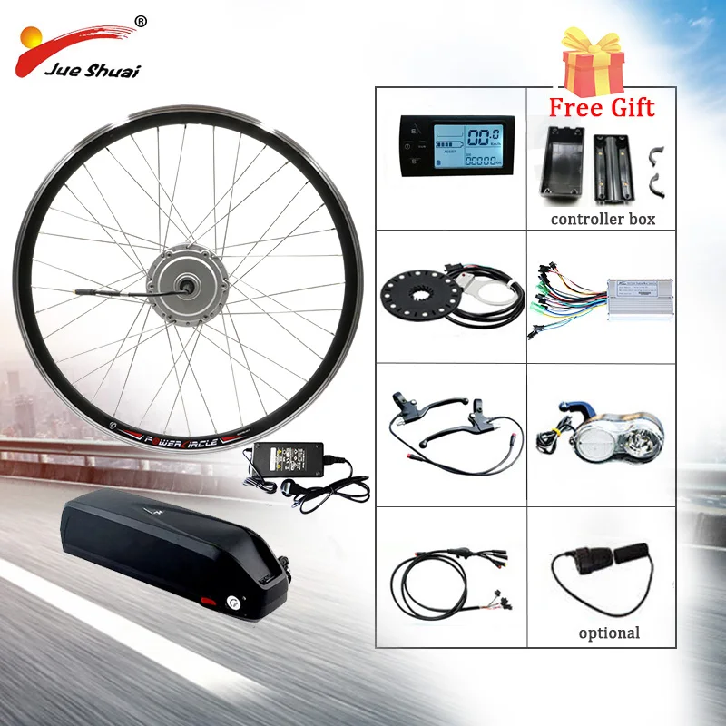 Bafang 36V 250W 500W Electric Bike Kit SAMSUNG Ebike Kit 26" 700C 28