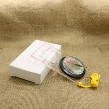 Прозрачный акриловый DC45-5A Пластик Открытый Многофункциональный Северная стрелка шкала для черчения открытый кемпинг инструмент с увеличительным стеклом