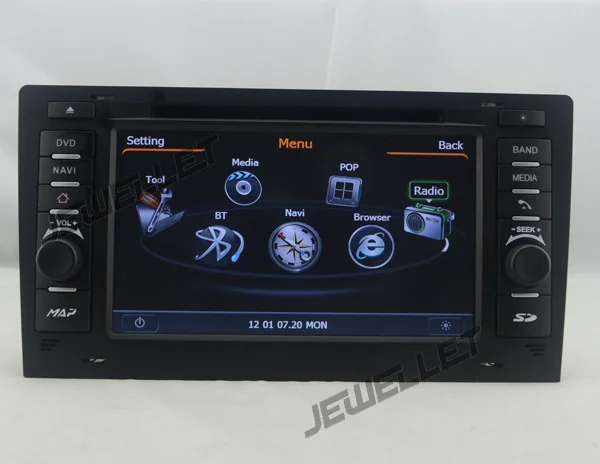 

S100 Car DVD GPS radio Navigation for Audi A8 S8 1994-2003 with 3G/Wifi,20 V-CDC, DVR, POP,1080p