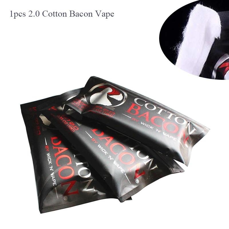 Органический хлопок 2 0 бекон Vape Золотая версия для электронной сигареты Rebuildable RDA