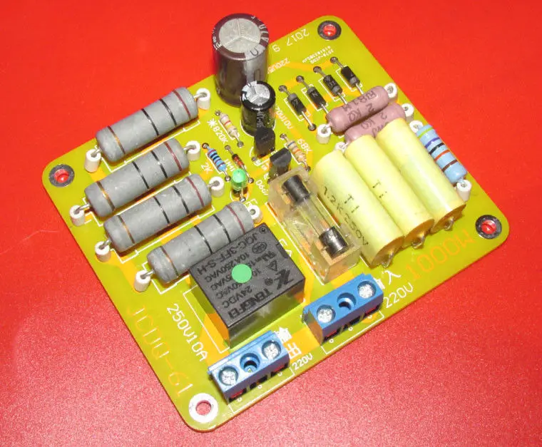 

1000W Transformer Amplifier power-on delay Protection soft start circuit board AC 220V F/ Convergence machine