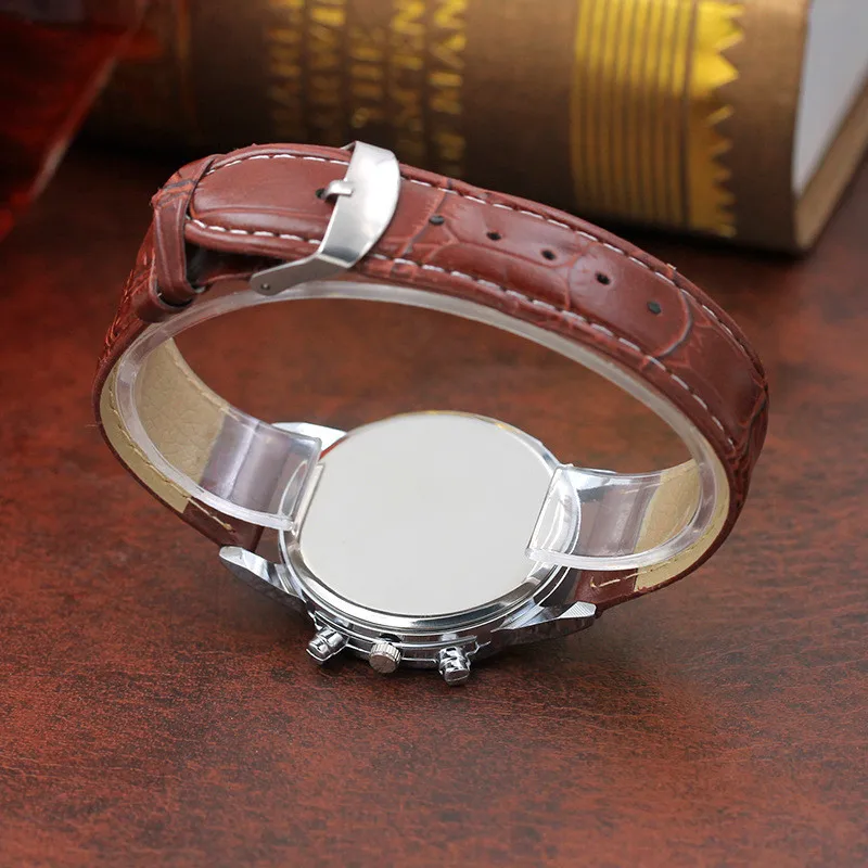 Reloj mujer Новый список мужские часы люксовый бренд кварцевые модные с кожаным