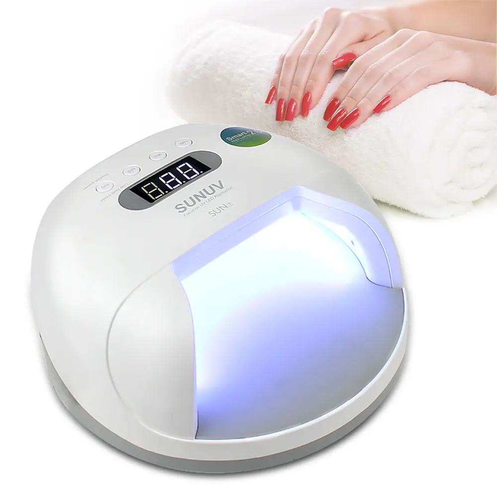 

Lamp For Nails SUN7 Gel Polish Lamp Dual Light Source Dryer Fast Drying Curing Gel Varnish Polishing Intelligent Timer Device