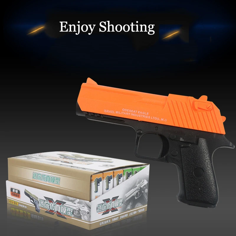 

3 Pcs/Pack Random Delivery Mini Toy Pistol Guns Desert Eagle M92F P99 Toys Gun With Soft BB Bullets For Children Pistols Gifts
