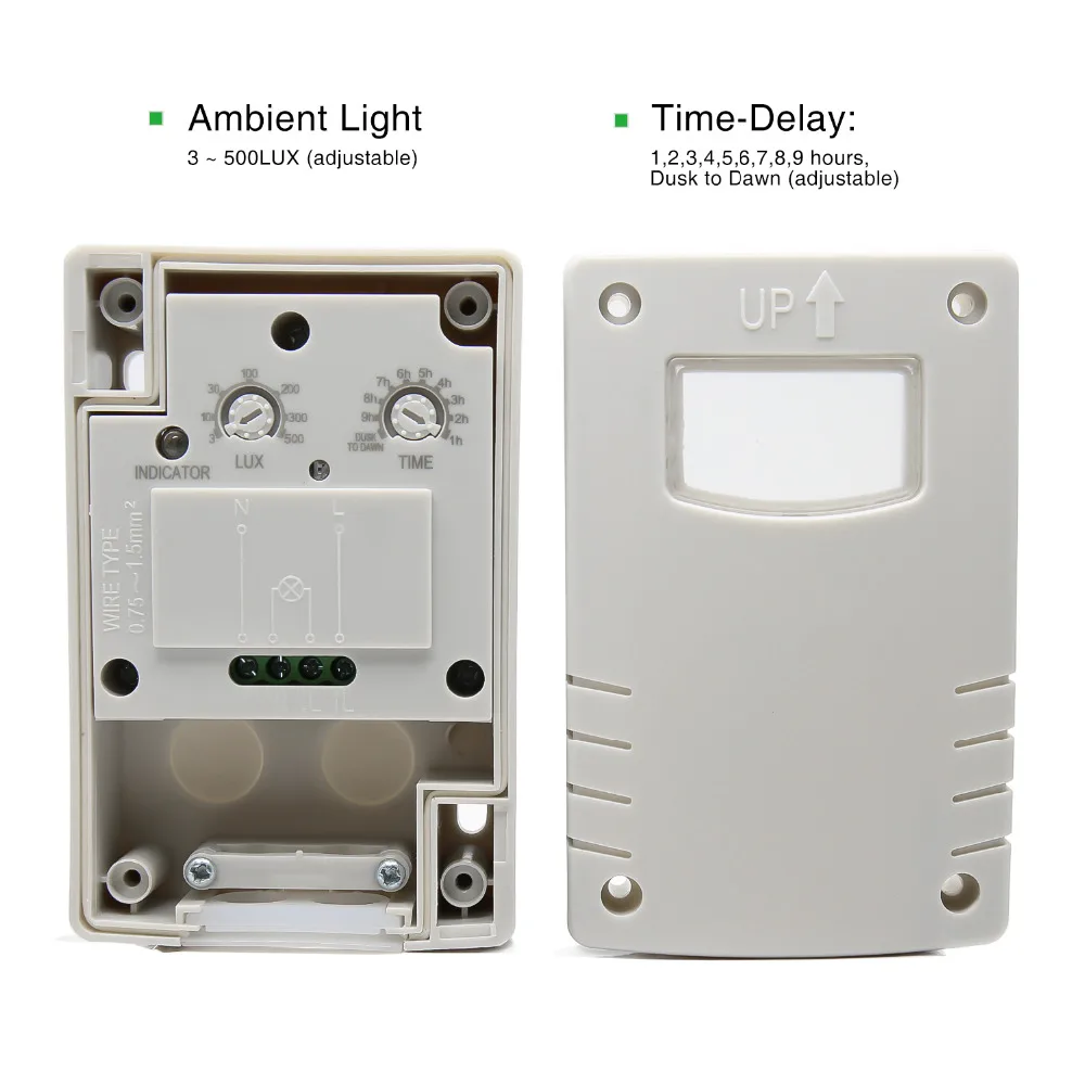 Высокое качество autodoor IP44 220V светильник переменного тока управление фотопереключатель датчика Автоматический фотоэлемент переключатель для ламп