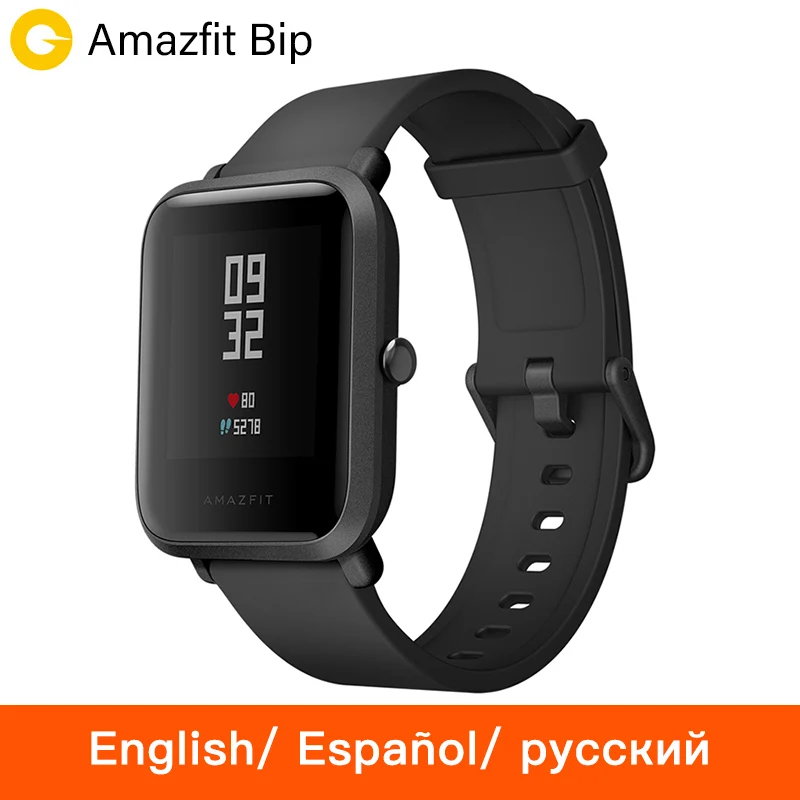 

Huami Amazfit Bip iOS Android Phone Sport Smart Watch GPS Bluetooth Heart Rate Monitor Long Days Battery Life IP68 Waterproof