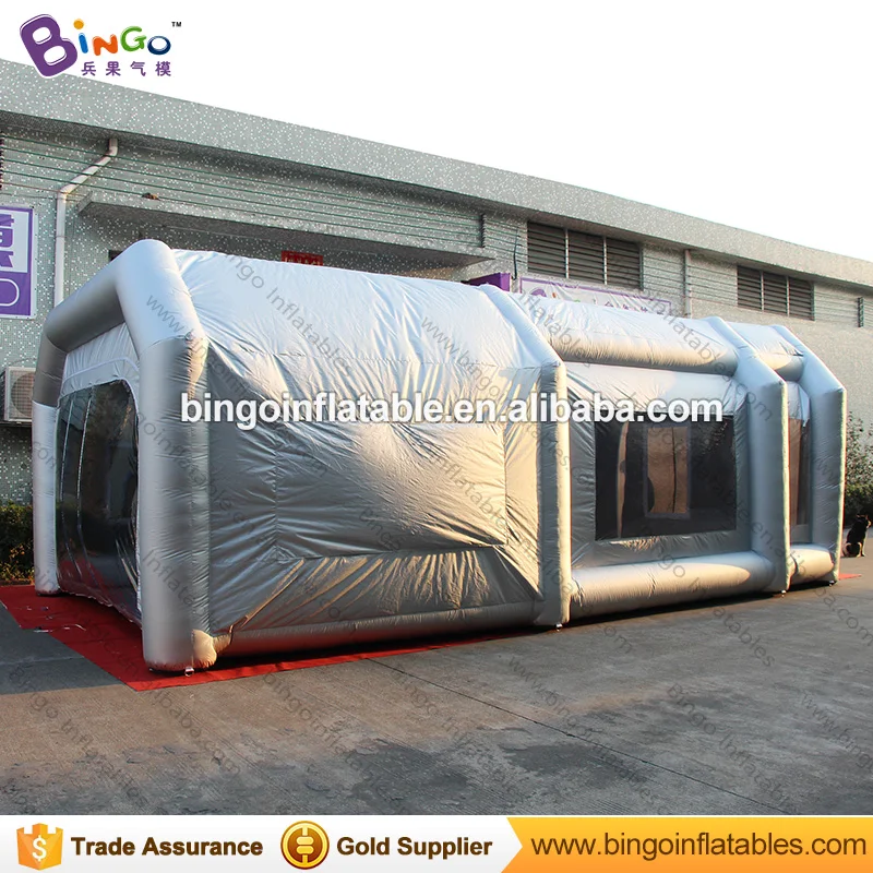  Free Shipping Inflatable Spray Paint Garage Booth Tent High Quality 8X4.5X3 Meters Cabine de peintu