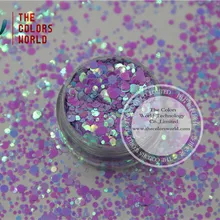 RI321-197 разноцветные Круглые пайетки в горошек для дизайна ногтей, геля для ногтей, макияжа и украшения своими руками